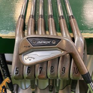 Tour Issue Callaway Apex TCB ‘24 Raw Iron Set 4-PW Dynamic Gold Tour Issue Steel