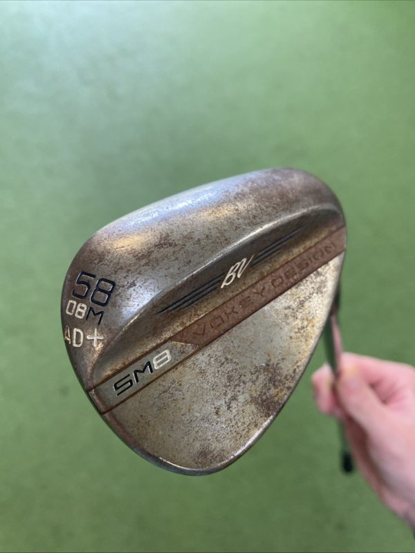 Tour Issue Titleist Vokey SM8 “AD+” 58.08* Lob Wedge Dynamic Gold Steel - Image 4
