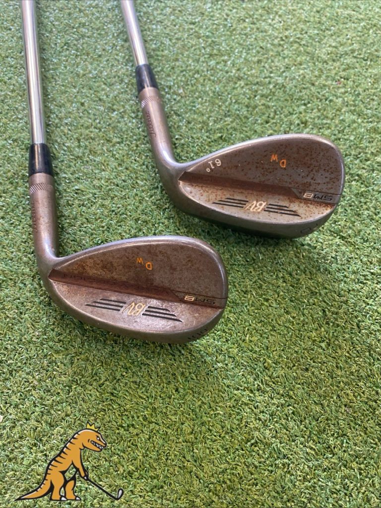 Tour Issue Titleist Vokey SM8 Raw Wedge Set 56*, 60* Project X Extra Stiff Steel