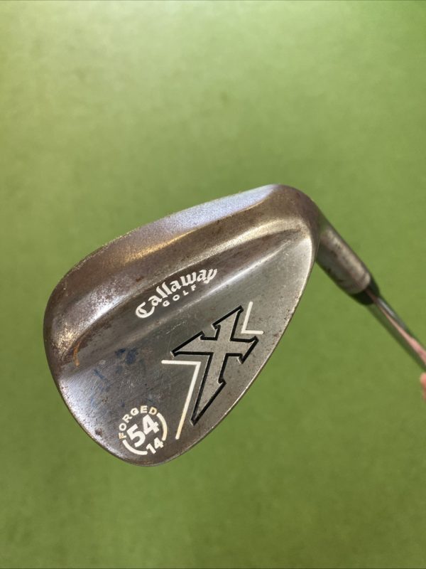 Used Callaway X Forged Raw 54.14* Sand Wedge Dynamic Gold Tour Issue S400 - Image 3