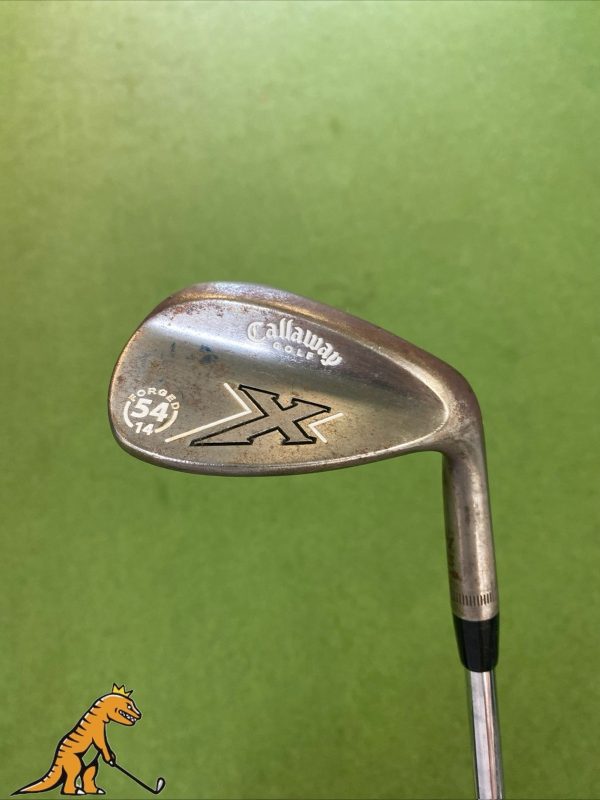 Used Callaway X Forged Raw 54.14* Sand Wedge Dynamic Gold Tour Issue S400