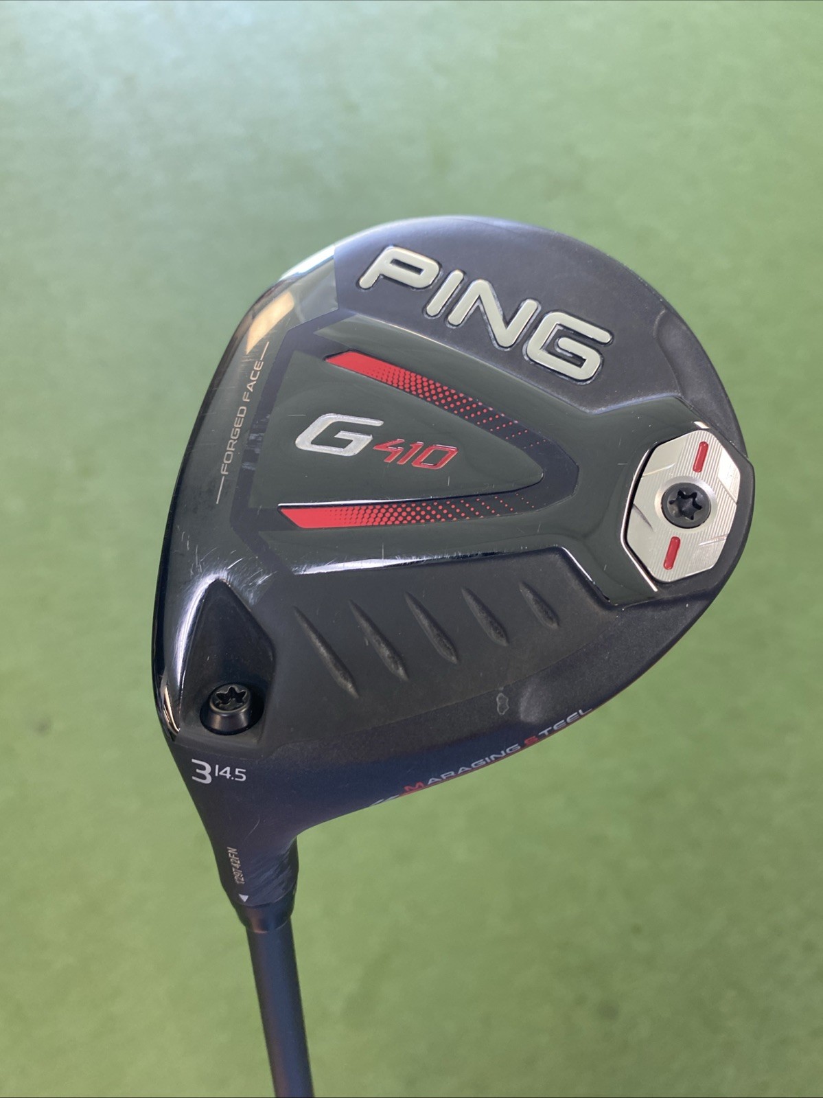 Used LH Ping G410 14.5* 3-Wood HZRDUS Smoke 80g Graphite Extra Stiff - Image 3