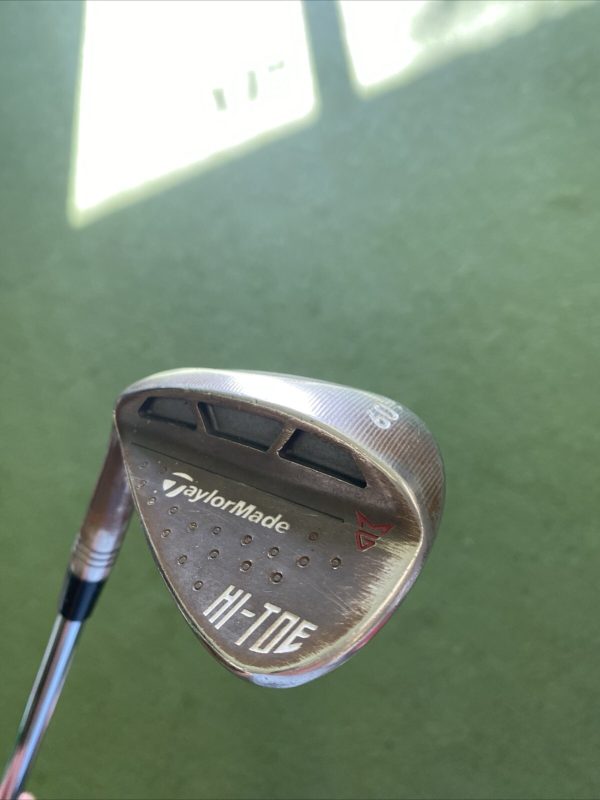 Used LH TaylorMade Milled Grind Hi-Toe 60* Lob Wedge KBS Hi-Rev 2.0 Steel