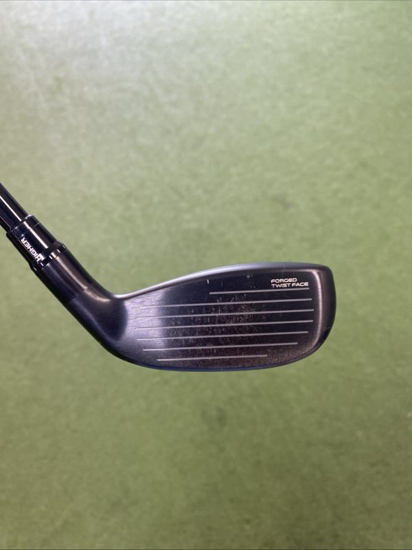 Used LH TaylorMade Qi10 Tour 19.5* Rescue Hybrid HZRDUS RDX Smoke Graphite Stiff