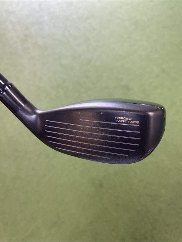 Used LH TaylorMade Qi10 Tour 19.5* Rescue Hybrid HZRDUS RDX Smoke Graphite Stiff