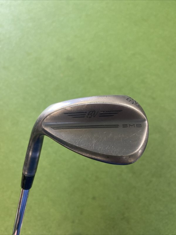 Used-LH-Titleist-Vokey-SM9-Jet-Black-5812-Lob-Wedge-KBS-Tour-Stiff-Steel-356582924325-2