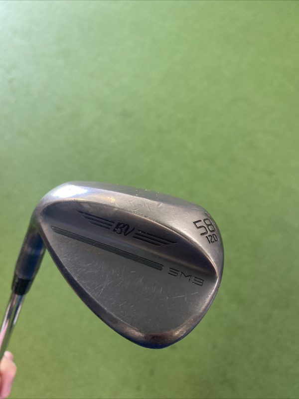 Used-LH-Titleist-Vokey-SM9-Jet-Black-5812-Lob-Wedge-KBS-Tour-Stiff-Steel-356582924325-3