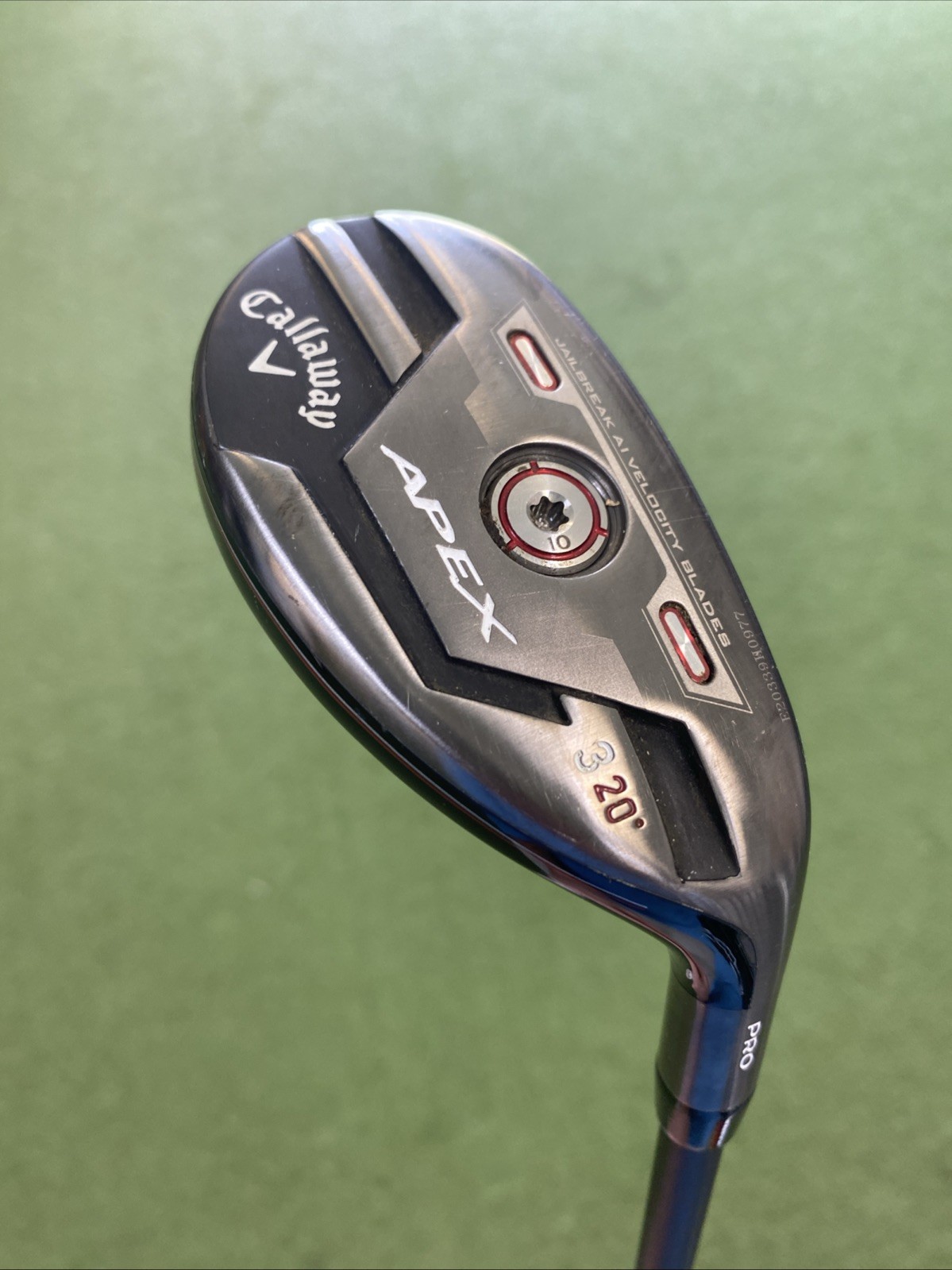 Used RH Callaway Apex Pro 20* 3 Hybrid MMT 80g Stiff Flex Graphite 3H - Image 3
