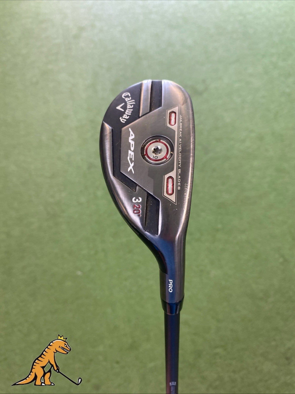 Used RH Callaway Apex Pro 20* 3 Hybrid MMT 80g Stiff Flex Graphite 3H