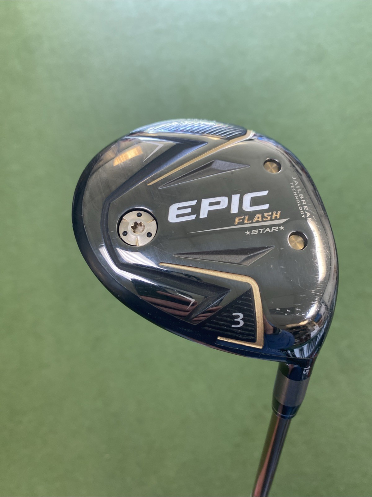 Used RH Callaway Epic Flash Star 15* 3-Wood UST Attas 40g Graphite Ladies - Image 3