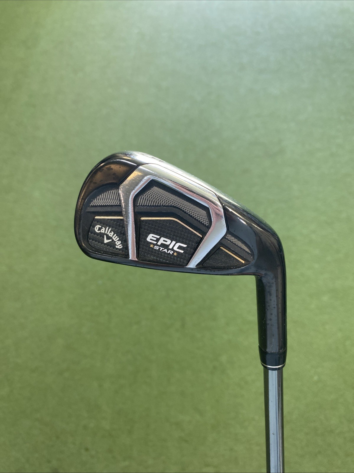 Used RH Callaway Epic Star Black Iron Set 5-PW-GW Grand Bassara 55g Stiff Flex - Image 3