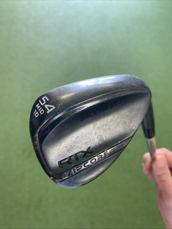 Used RH Cleveland RTX Zipcore Black 54.10* Sand Wedge Dynamic Gold Tour Issue