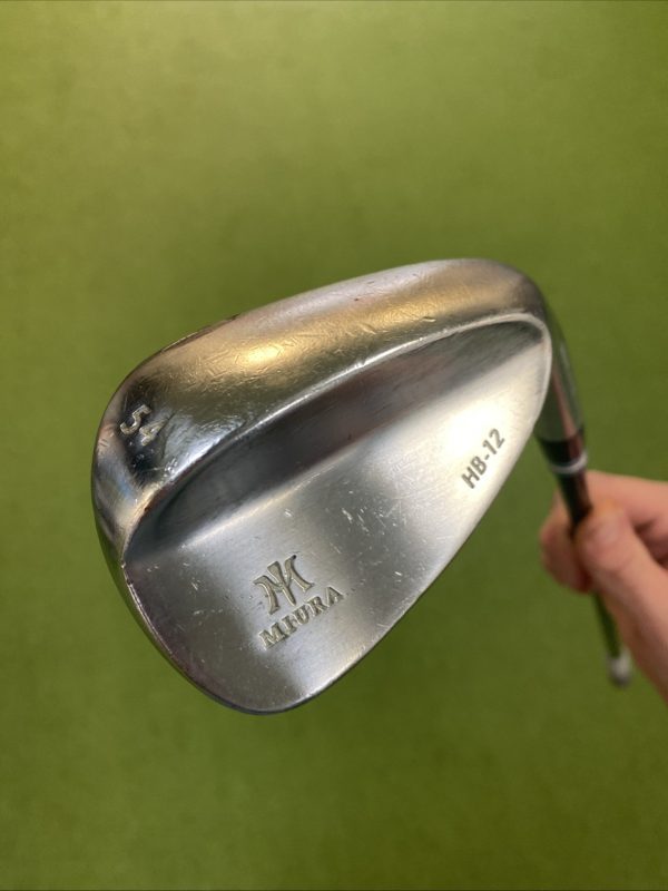 Used RH Miura HB-12 Forged 54* Sand Wedge Project X LZ Black Extra Stiff Steel - Image 3