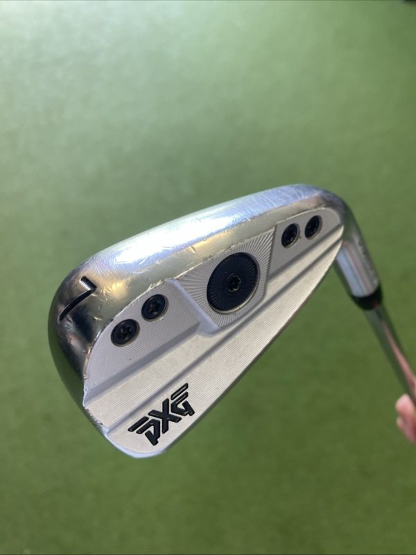 Used RH PXG Gen 4 0311 P 7 Iron Elevate 95g Stiff Flex Steel - Image 3