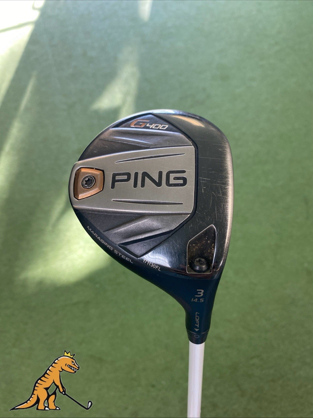 Used RH Ping G400 14.5* 3-Wood Aldila Rogue 70g TX Graphite