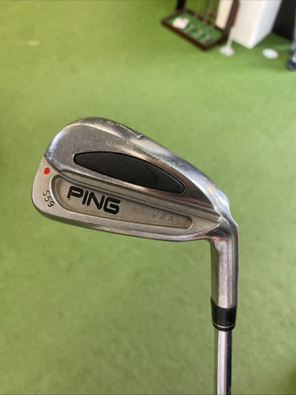 Used RH Ping S59 Red Dot Iron Set 3-PW Cushin Stiff Flex Steel - Image 11