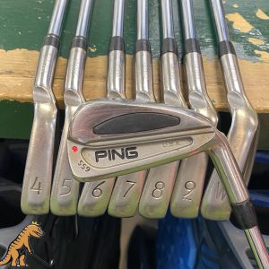 Used RH Ping S59 Red Dot Iron Set 3-PW Cushin Stiff Flex Steel