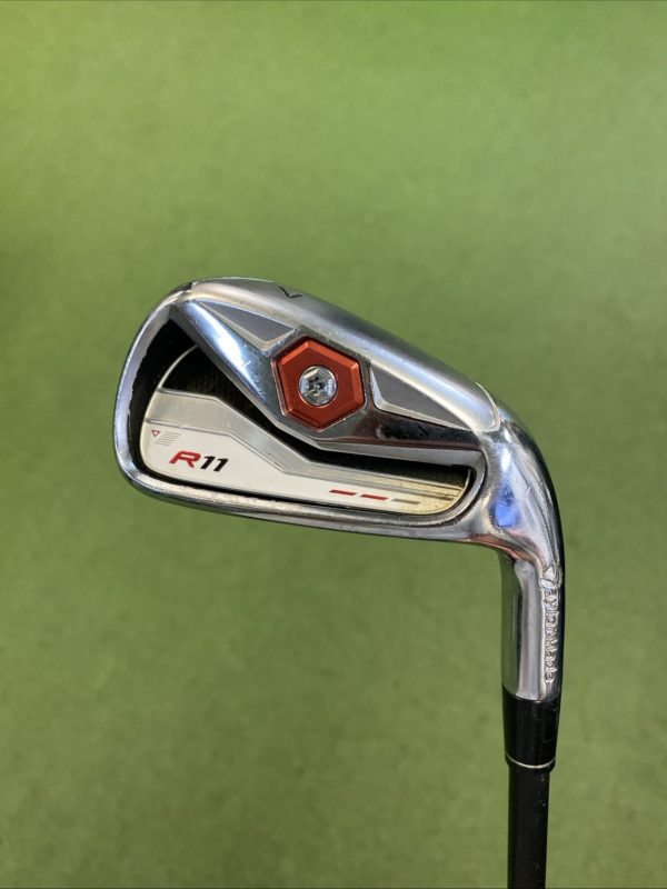 Used RH TaylorMade R11 Iron Set 7-PW-GW Fujikura Motore Graphite Senior Flex - Image 3