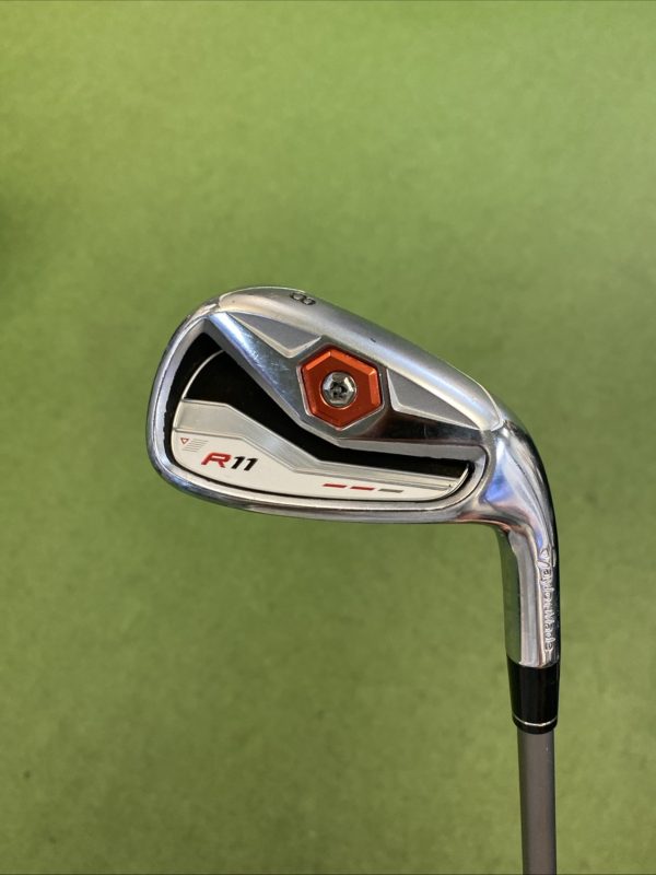 Used RH TaylorMade R11 Iron Set 7-PW-GW Fujikura Motore Graphite Senior Flex - Image 5