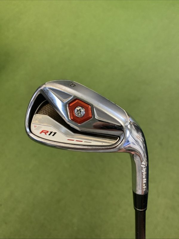 Used RH TaylorMade R11 Iron Set 7-PW-GW Fujikura Motore Graphite Senior Flex - Image 9