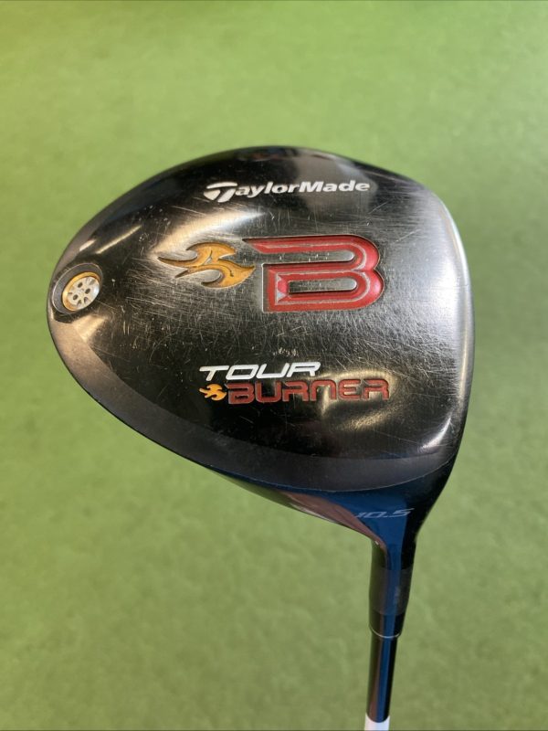 Used RH TaylorMade Tour Burner 10.5* Driver Reax 60g Graphite Stiff Flex