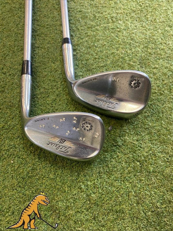 Used Titleist Vokey SM5 Wedge Set 52*, 56* KBS Tour C-Taper Stiff Flex