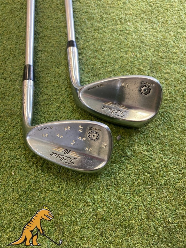 Used Titleist Vokey SM5 Wedge Set 52*, 56* KBS Tour C-Taper Stiff Flex