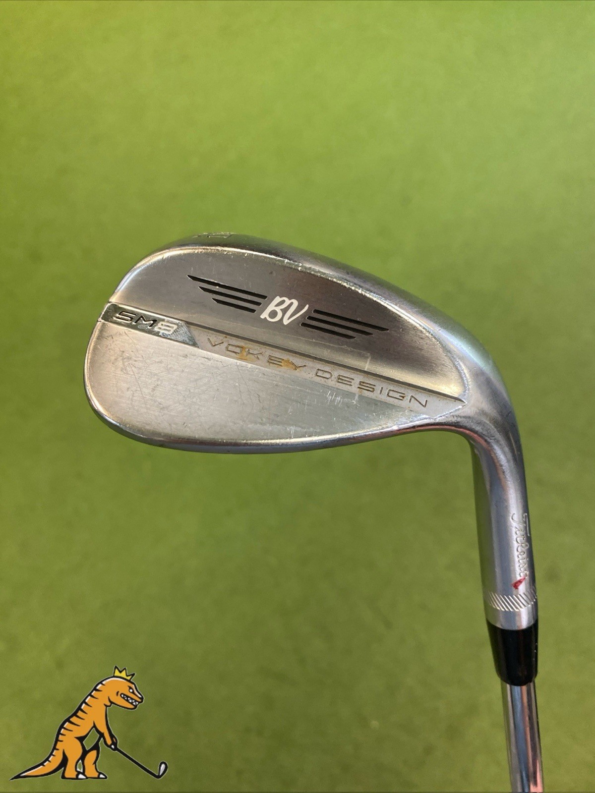 Used Titleist Vokey SM8 Tour Chrome 60.14* Lob Wedge BV Steel Wedge Flex