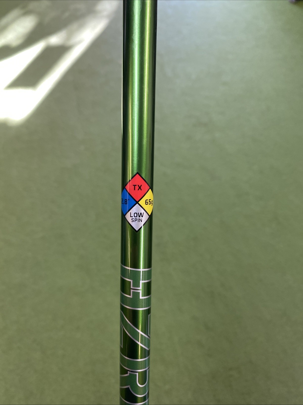 HZRDUS RDX Smoke Green Driver Shaft 65g TX Graphite TaylorMade Tip - Image 4