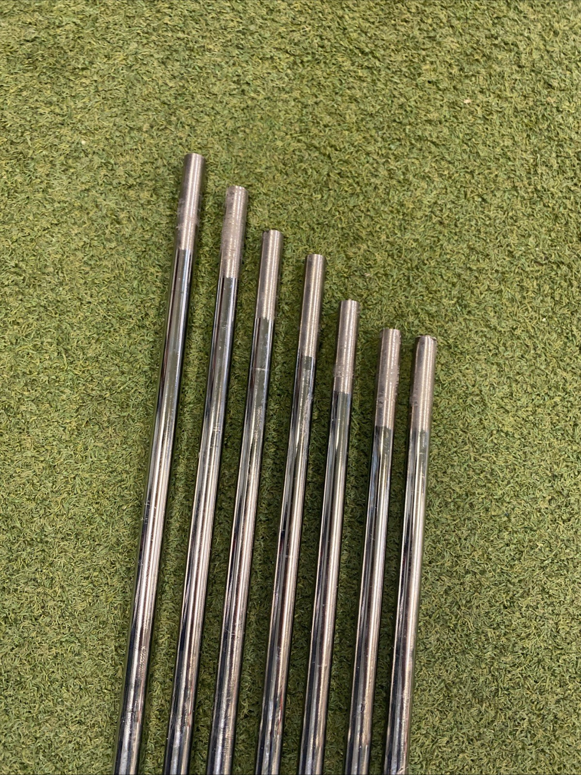 KBS $-Taper 130g Extra Stiff Steel Iron Set Shafts 4-PW Silver - Image 5