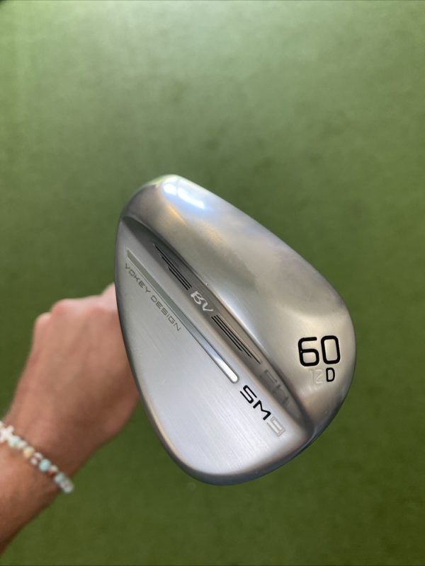 Mint LH Titleist Vokey SM9 Tour Chrome Wedge Set 56*, 60* BV Steel Wedge Flex - Image 11