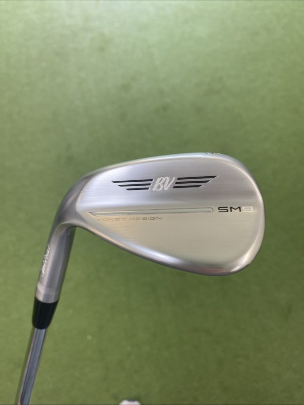 Mint LH Titleist Vokey SM9 Tour Chrome Wedge Set 56*, 60* BV Steel Wedge Flex - Image 3