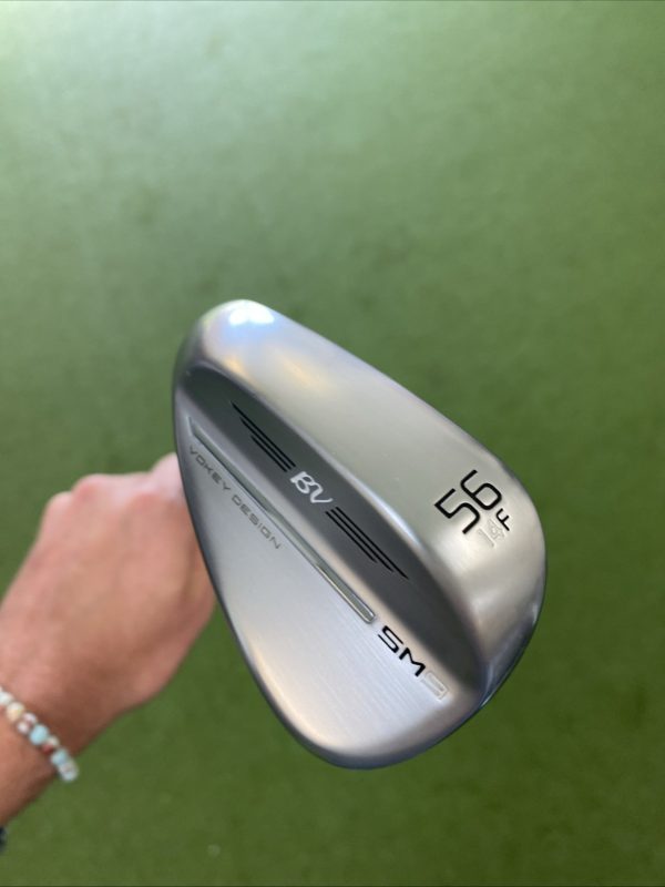 Mint LH Titleist Vokey SM9 Tour Chrome Wedge Set 56*, 60* BV Steel Wedge Flex - Image 4