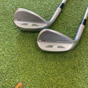 Mint LH Titleist Vokey SM9 Tour Chrome Wedge Set 56*, 60* BV Steel Wedge Flex