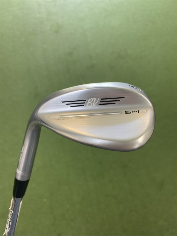 Mint LH Titleist Vokey SM9 Tour Chrome Wedge Set 56*, 60* BV Steel Wedge Flex - Image 10