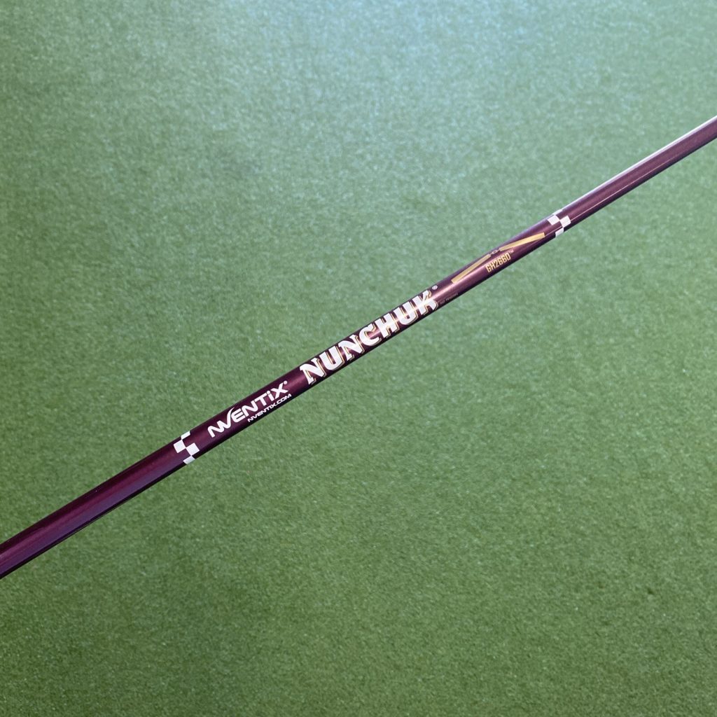 Nventix Nunchuk Fairway Wood Shaft 60 Gram Graphite Extra Stiff Pured