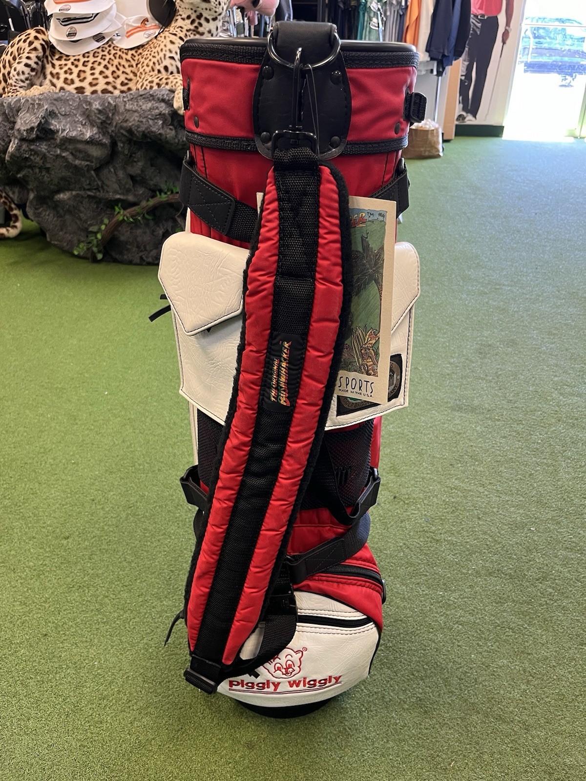 Piggly-Wiggly-Belding-Sports-Vintage-Golf-Bag-With-Tags-356695713486-2