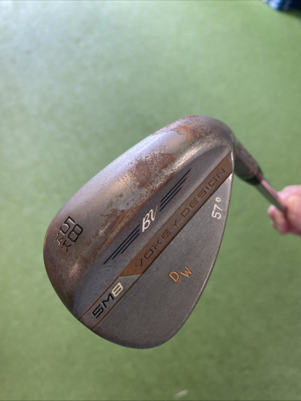 Tour Issue Titleist Vokey SM8 Raw 58.14* Lob Wedge Project X Steel Extra Stiff