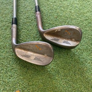 Tour Issue Titleist Vokey SM9 Raw Wedge Set 56*, 60* Project X Steel