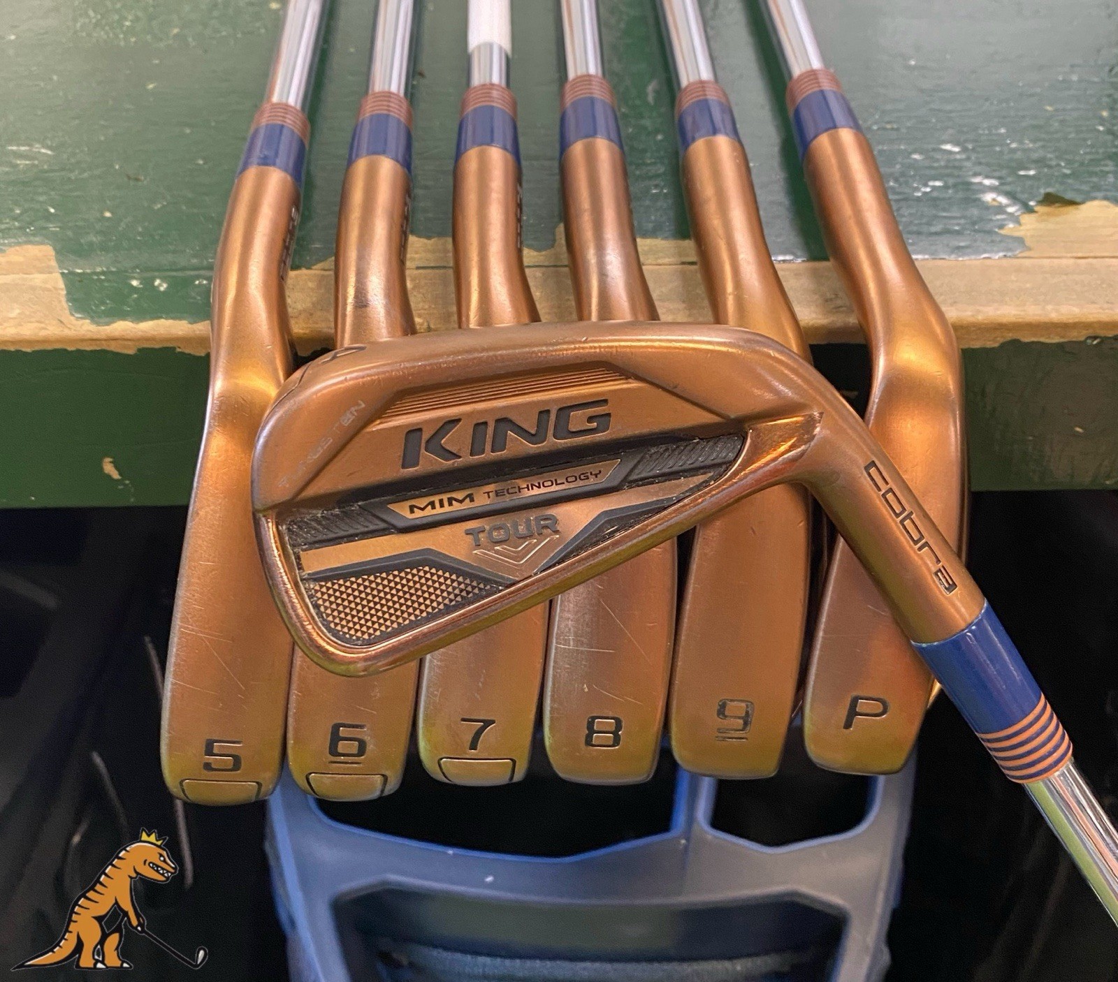 Used Cobra King MIM Tour Copper Iron Set 4-PW NS Pro Modus Tour 125g Extra Stiff