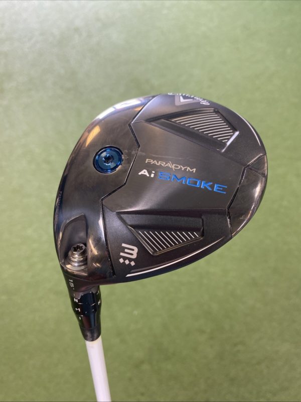 Used LH Callaway Ai Smoke Triple Diamond 15* 3-Wood Fujikura Atmos Tour Spec