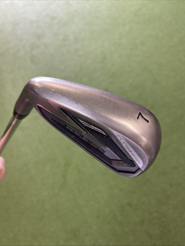 Used LH Cobra Dark Speed 7 Iron KBS $-Taper Stiff Steel