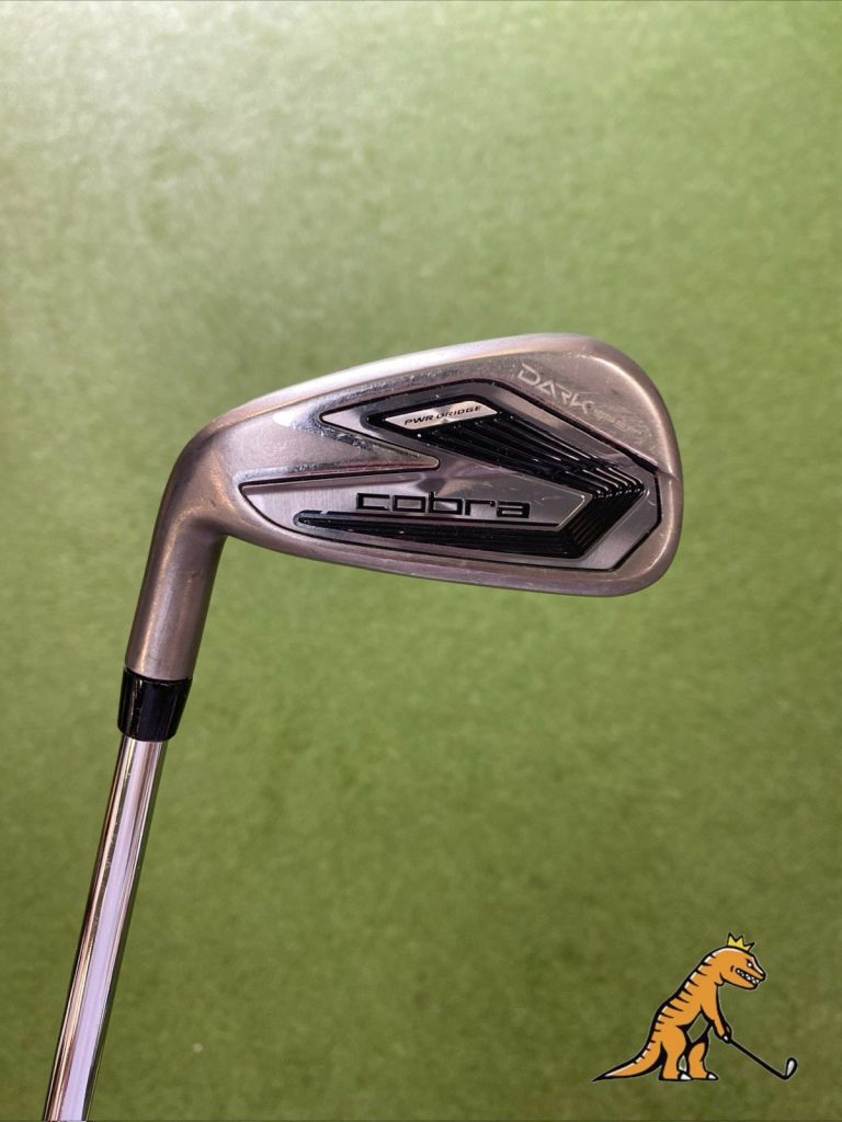 Used LH Cobra Dark Speed 7 Iron KBS $-Taper Stiff Steel