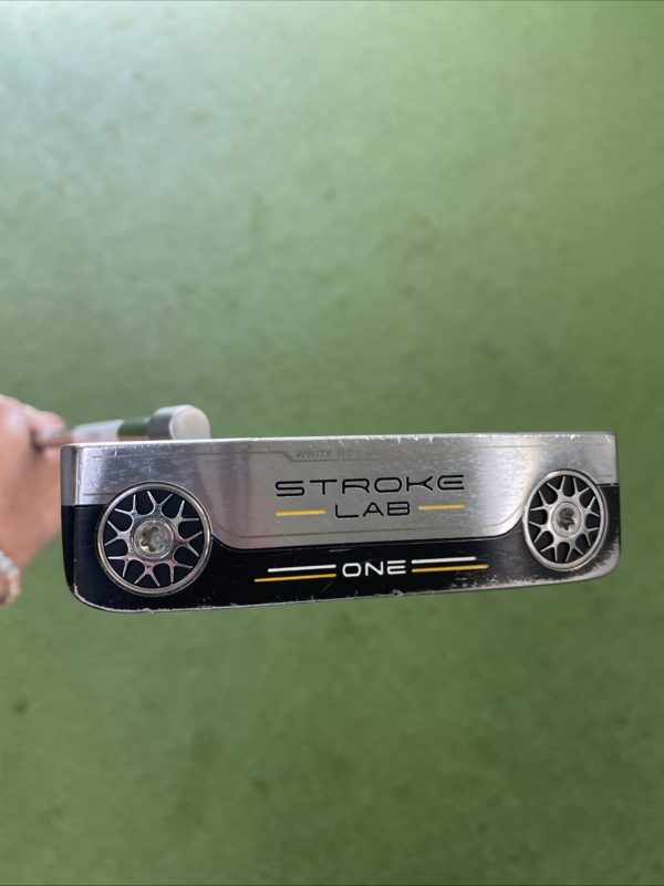 Used LH Odyssey Stroke Lab One 35” Blade Putter - Image 3