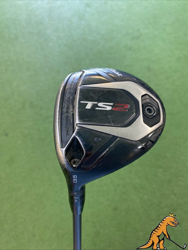 Used-LH-Titleist-TS2-135-2-Wood-HZRDUS-Smoke-70g-Graphite-Extra-Stiff-357492338626