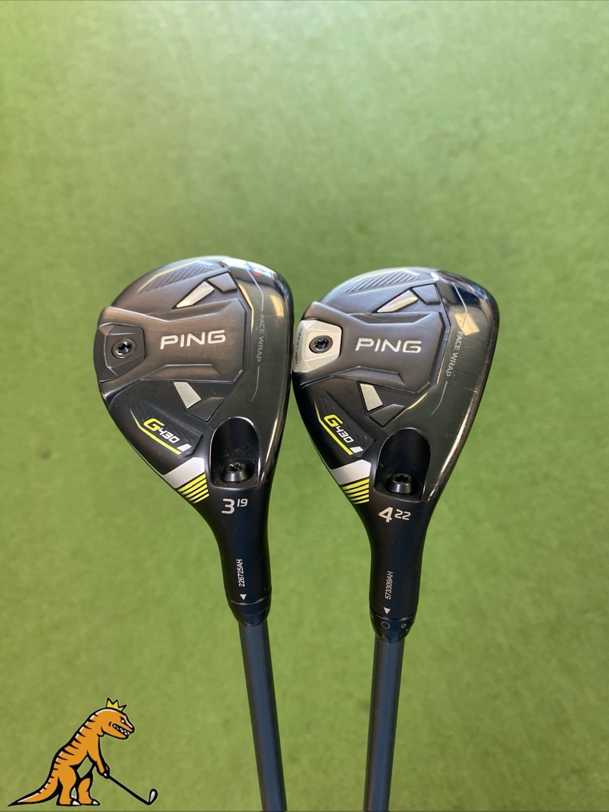 Used Ping G430 Hybrid Set 3H, 4H Accra 40i Graphite Seniors