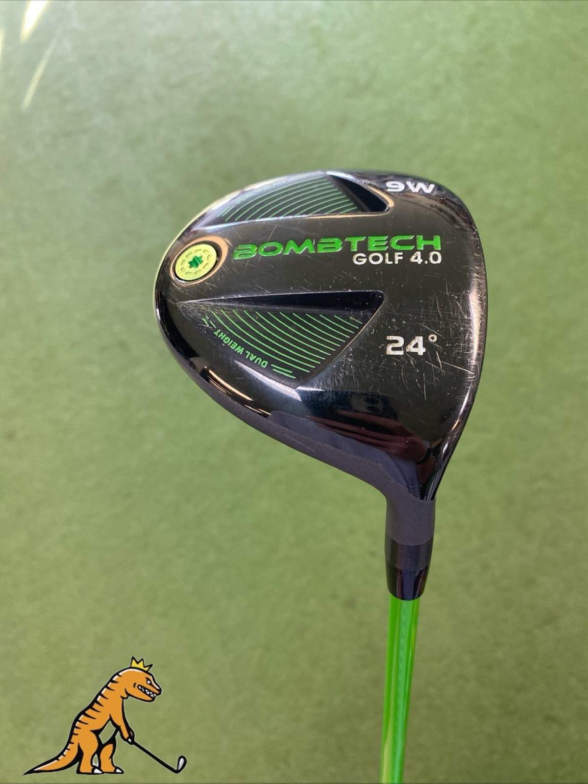 Used RH Bomb Tech Golf 4.0 24* 9-Wood Regular Flex Graphite + HC