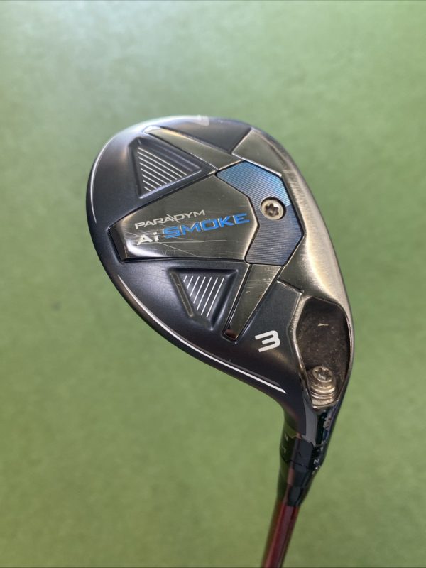 Used RH Callaway Ai Smoke 18* 3 Hybrid Riptide MX 105g Extra Stiff + HC - Image 3