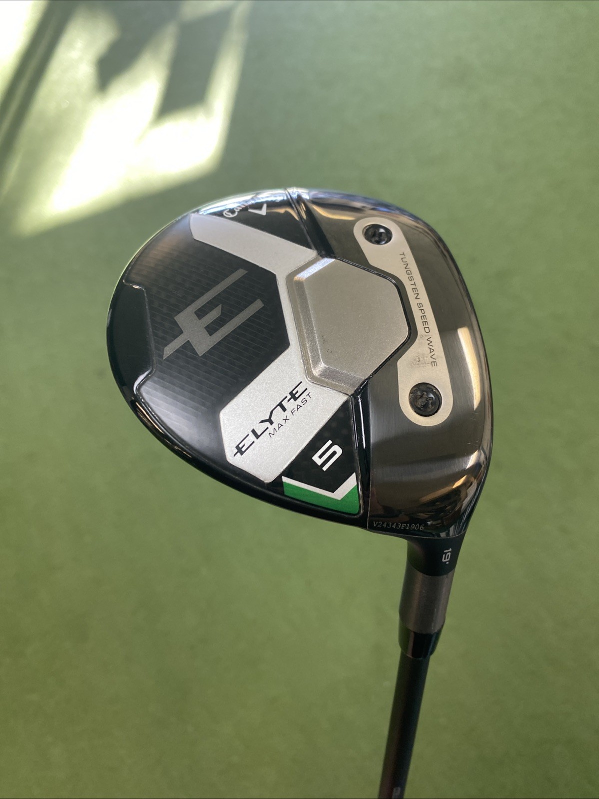 Used RH Callaway Elyte Max Fast 19* 5-Wood Vanquish 40g Graphite Senior Flex - Image 3