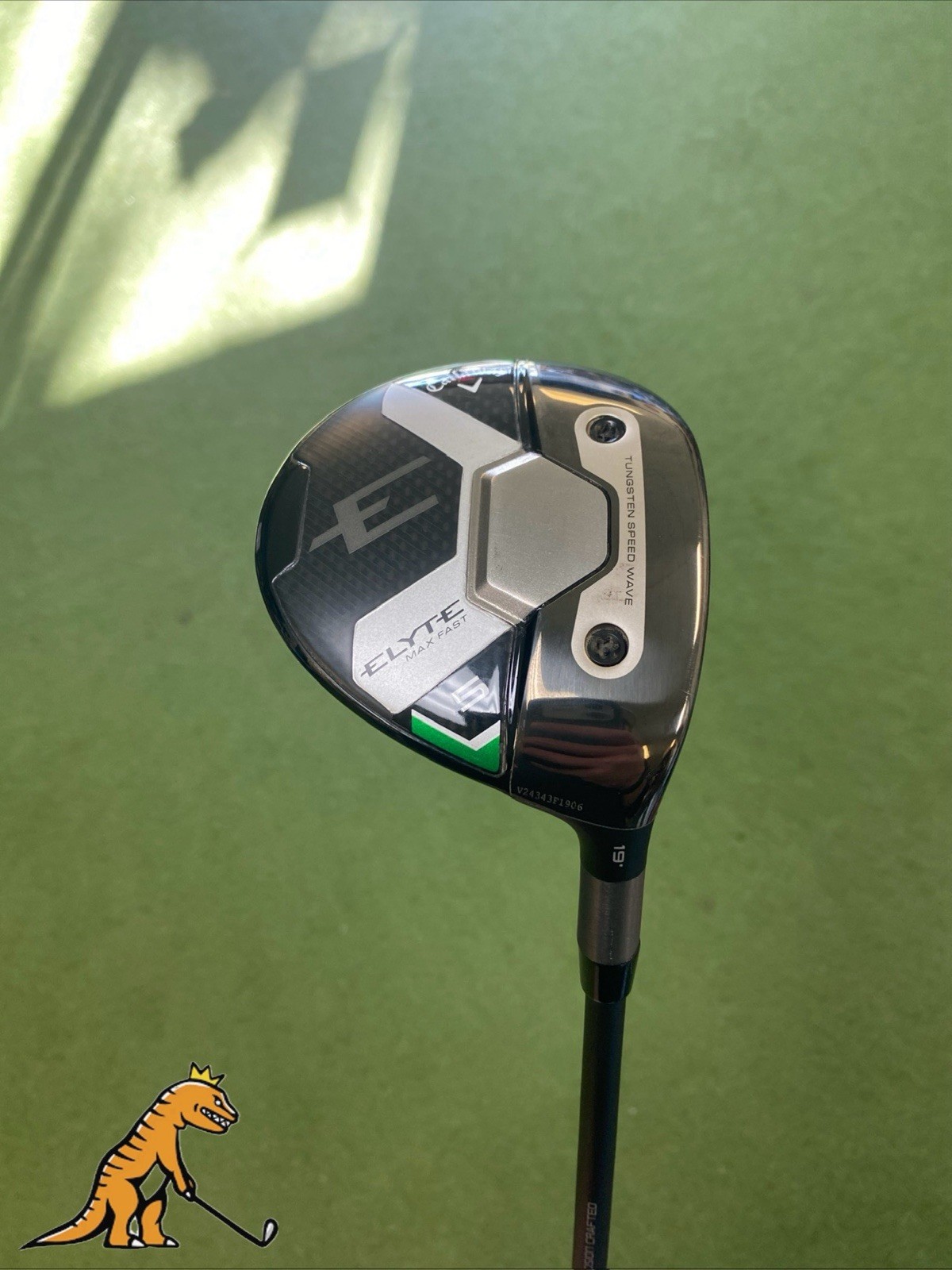 Used RH Callaway Elyte Max Fast 19* 5-Wood Vanquish 40g Graphite Senior Flex